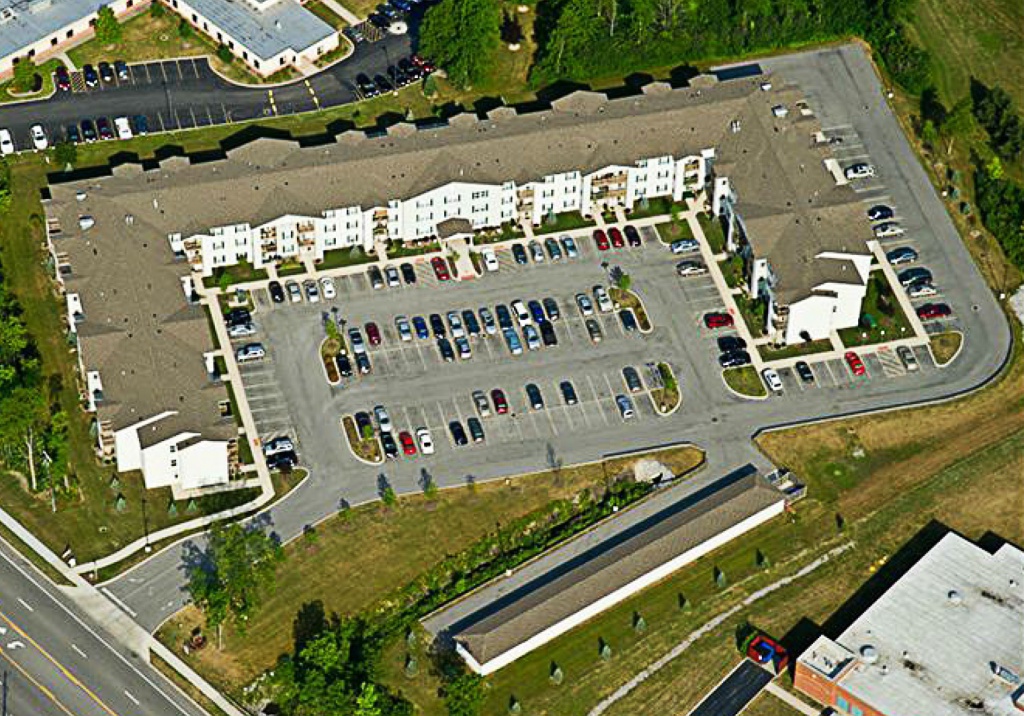 South Pointe Senior Apartments - Hamburg NY - Aerial Property View - Clover Group